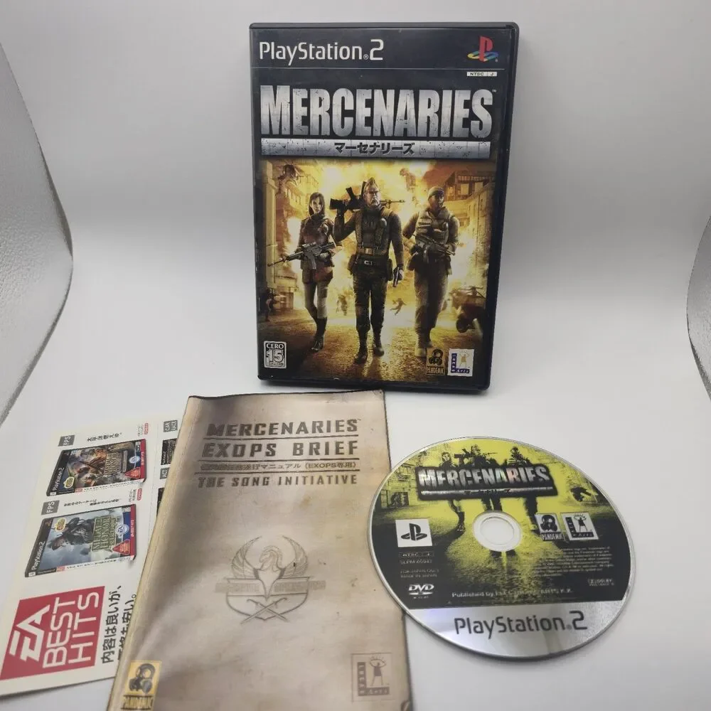 Japanese New Mercenaries: Playground of Destruction PS2 PlayStation 2 US Seller